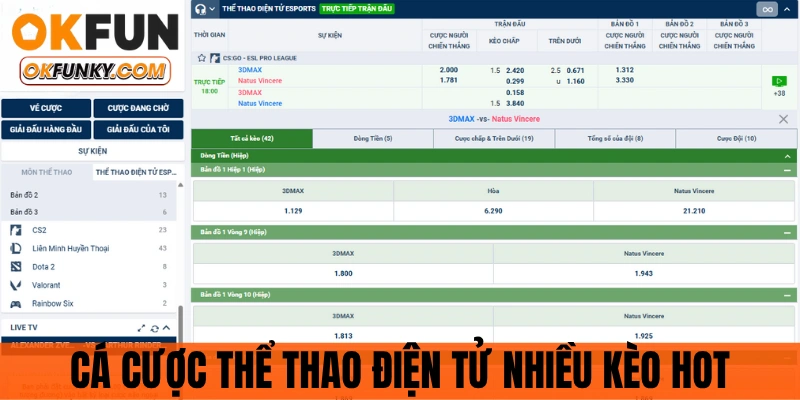 Tham gia Esports với nhiều giải đấu hấp dẫn